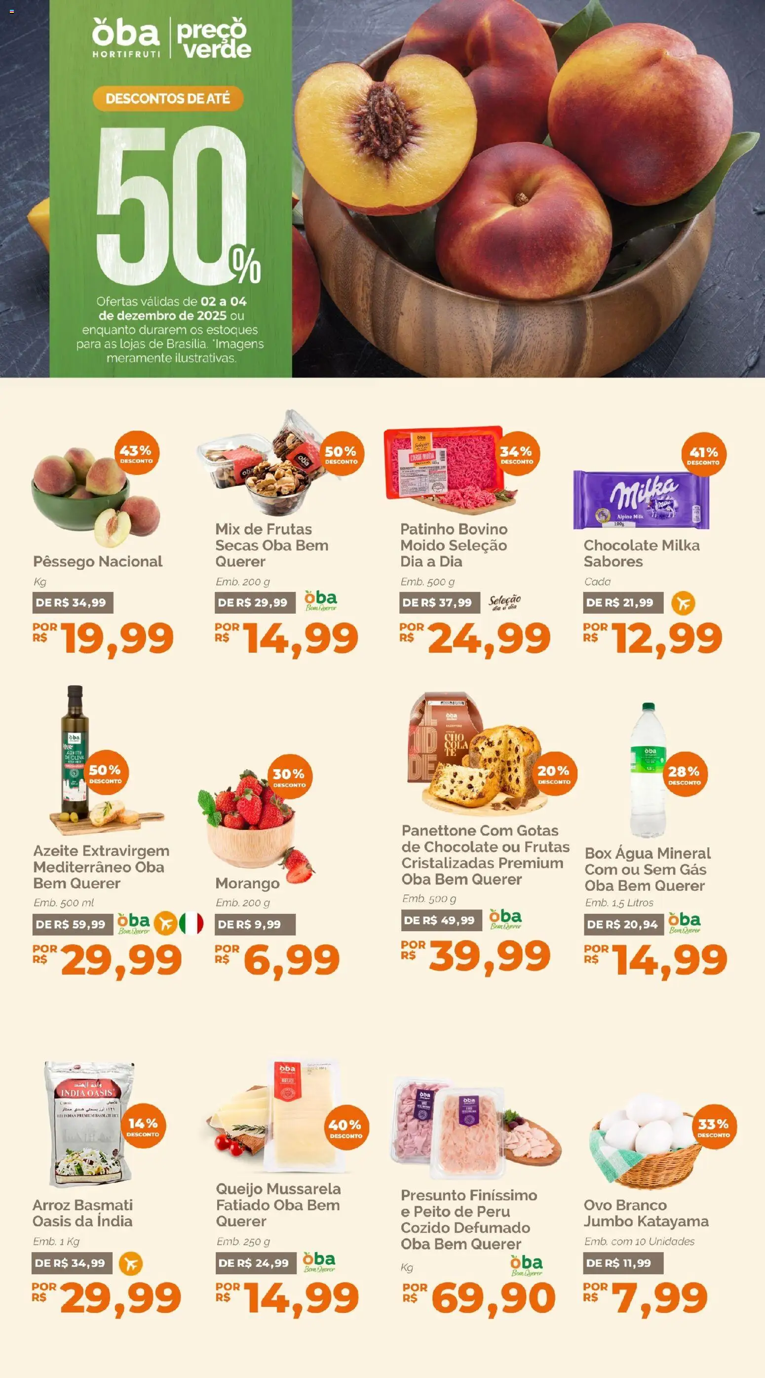 Pré-Visualização do folheto "Ofertas da semana" da loja Oba Hortifruti válido a partir de 02/12/2025