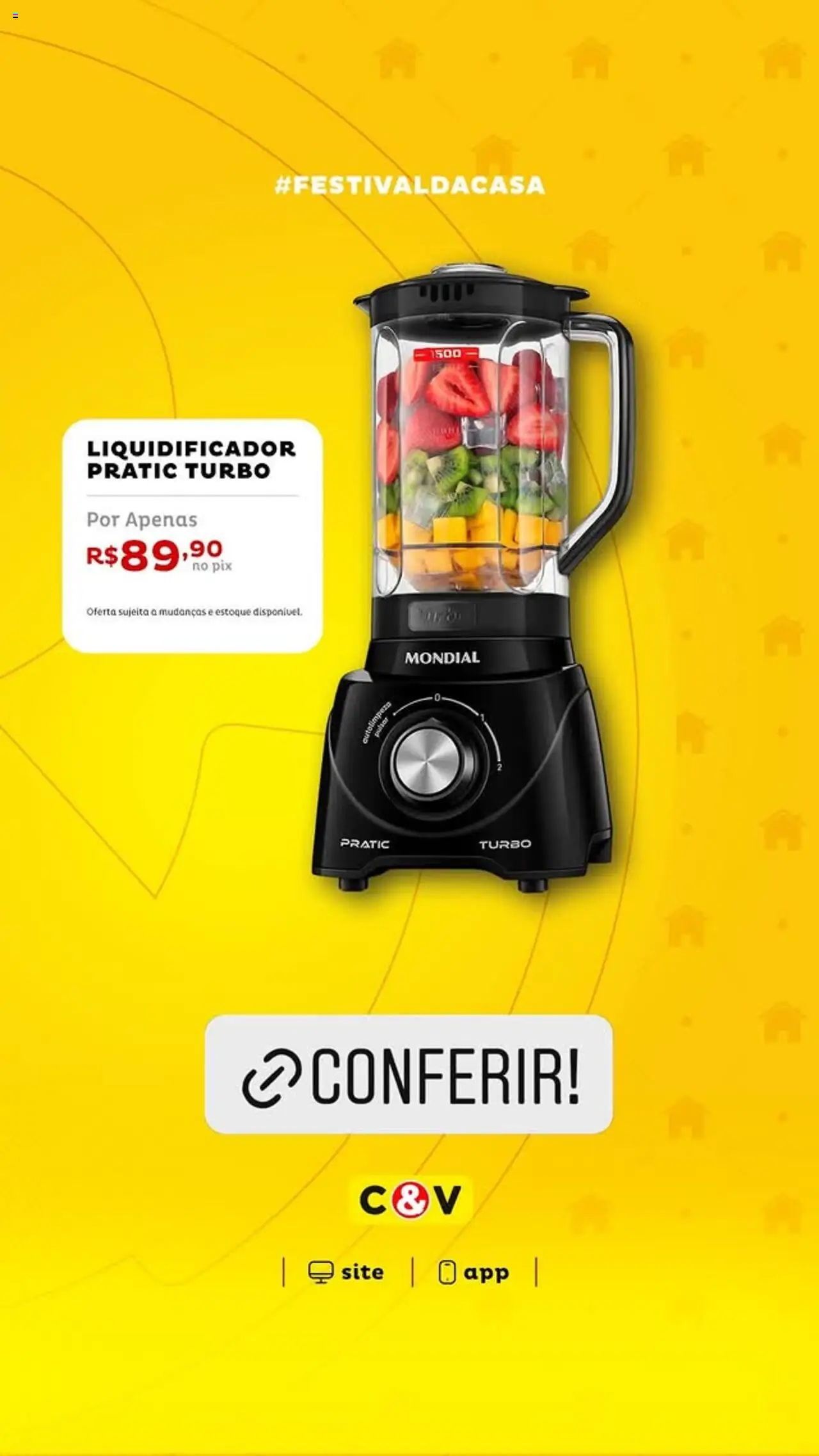 Casa e Video folheto "Promoções" válido a partir de 22/08/2025 - número de página 1 - Liquidificador