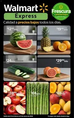 Vista previa las ofertas de la tienda Walmart Express - Folleto desde el 24/02/2026 