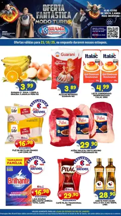 Pré-Visualização do folheto "Ofertas do Dia" da loja Bramil Supermercados válido a partir de 21/10/2025
