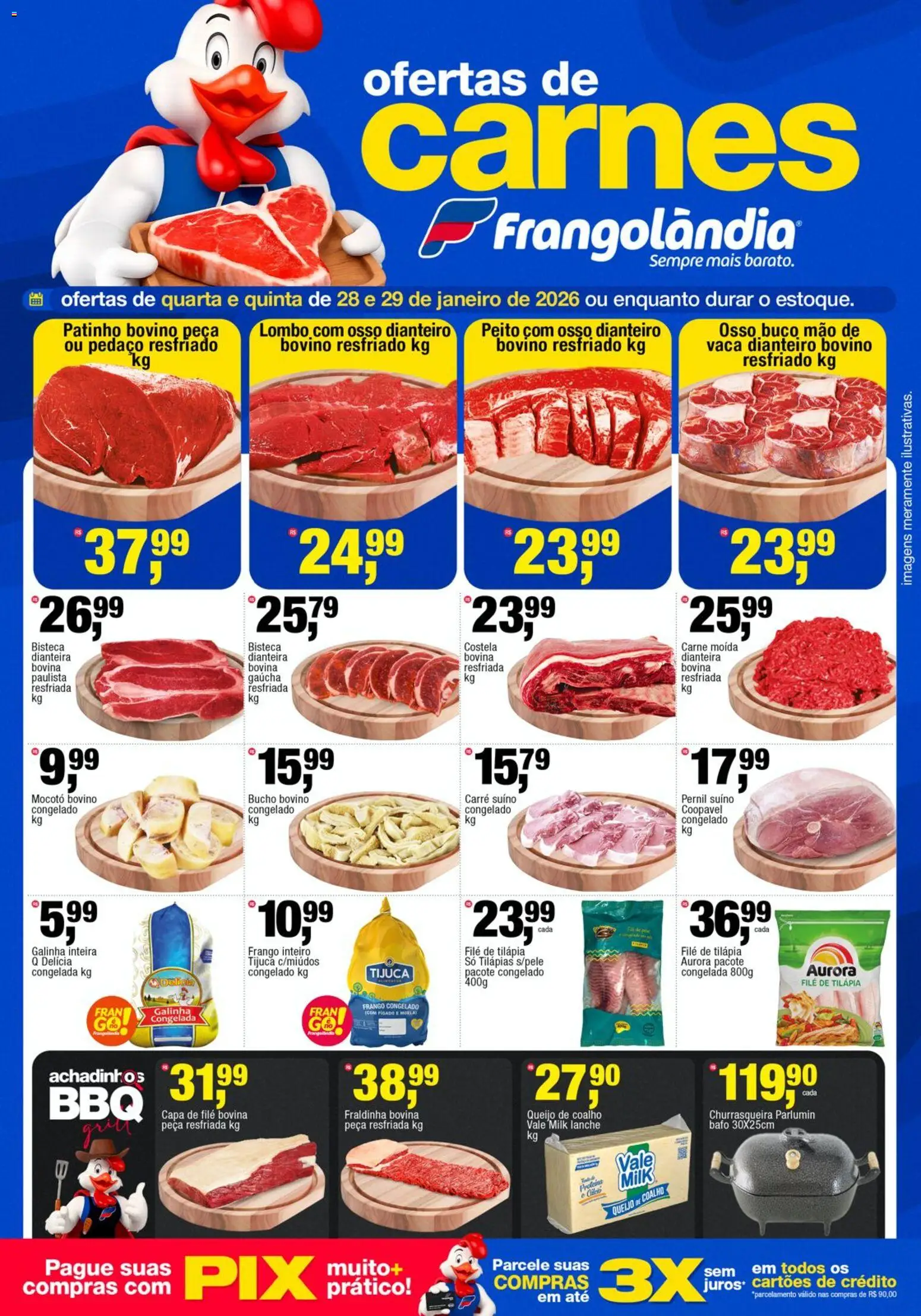 Pré-Visualização do folheto "Ofertas da semana" da loja Frangolândia válido a partir de 28/01/2026