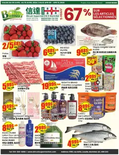 Preview of leaflet Btrust Supermarket weekly flyer / circulaire from shop Btrust Supermarket is valid from Apr 09, 2026