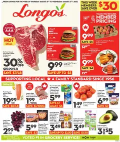 Preview of leaflet Weekly flyer / circulaire from shop Longo's is valid from Aug 21, 2025