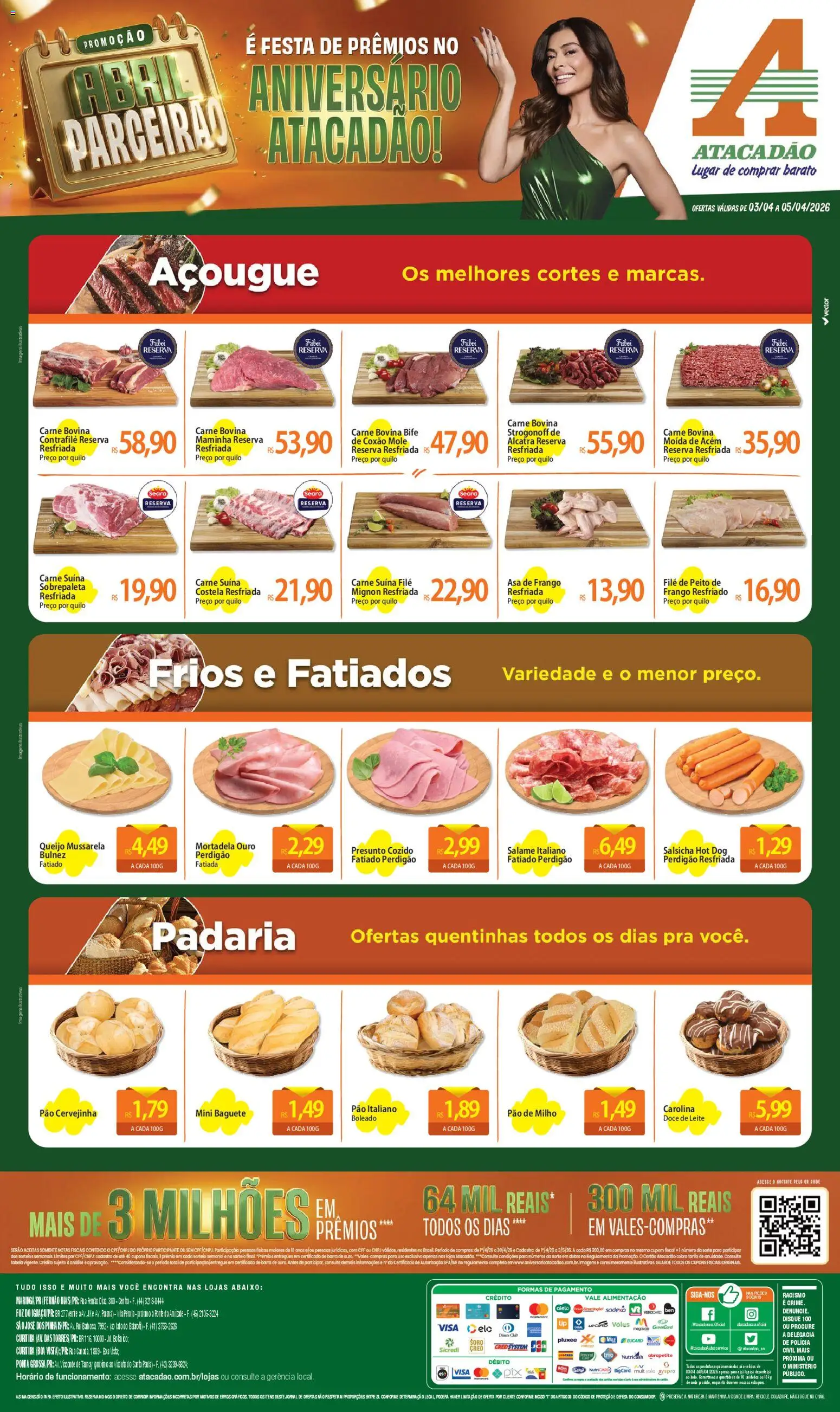 Pré-Visualização do folheto "Atacadão ofertas - PR" da loja Atacadão válido a partir de 03/04/2026