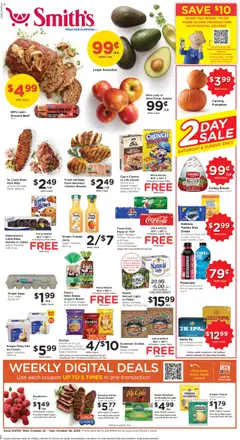 Ad Preview of Smith's Weekly Ad from 10/22/2025