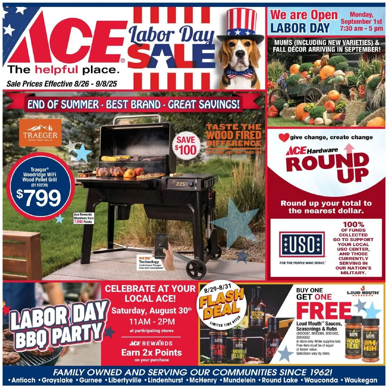 ACE Hardware Local Ad from 08/26/2025 - Flyer - Page number 1