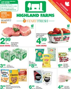 Un aperçu du dépliant Weekly flyer / circulaire du magasin Highland Farms est valide à partir 31 juill. 2025