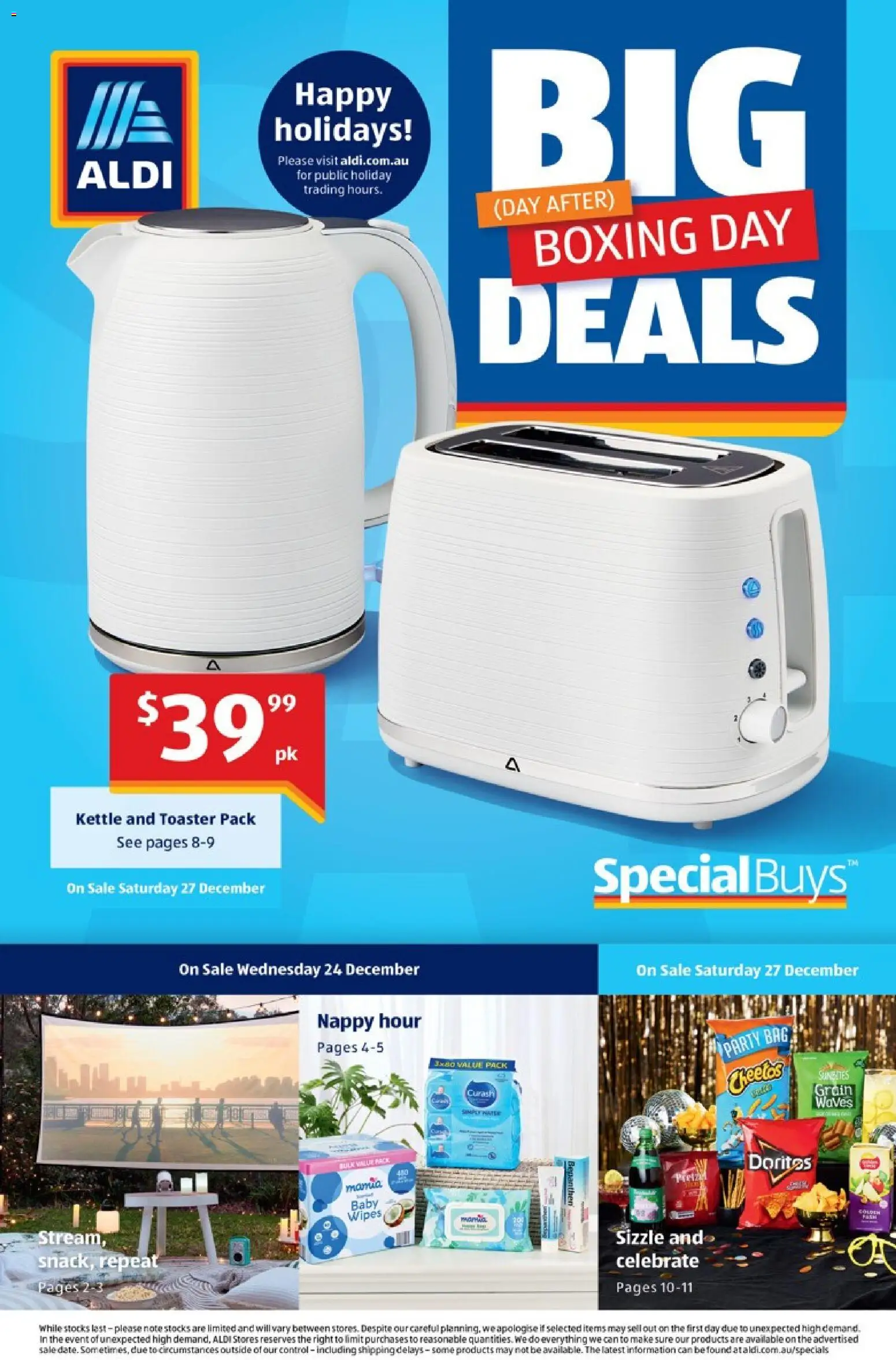 Preview of catalogue Aldi Specials Catalogue from shop Aldi valid 24/12/2025