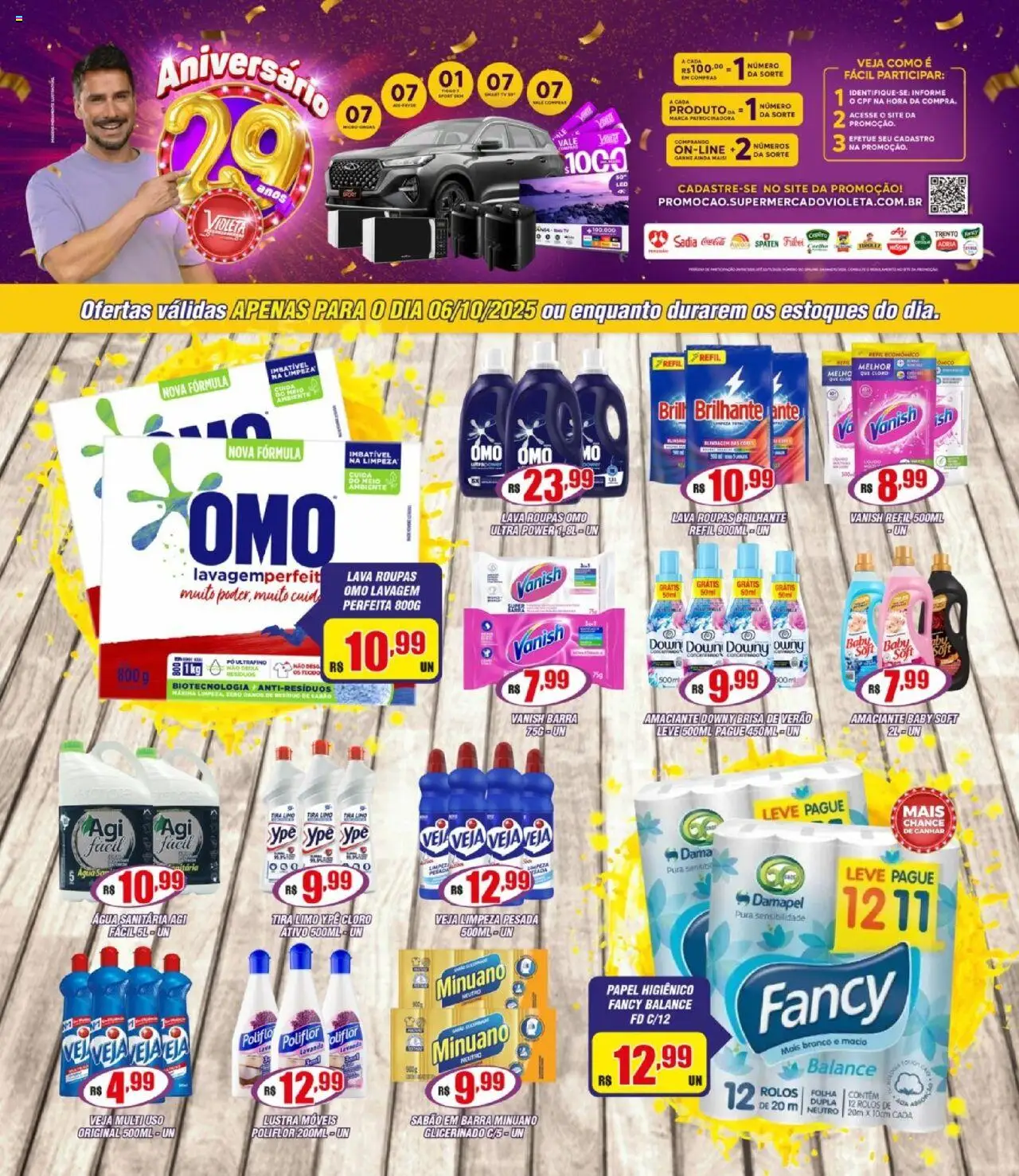 Violeta Supermercados folheto "Ofertas da semana" válido a partir de 06/10/2025 - número de página 1