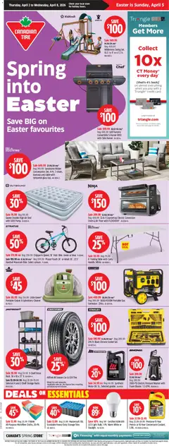 Un aperçu du dépliant Canadian Tire weekly flyer du magasin Canadian Tire est valide à partir 2 avr. 2026