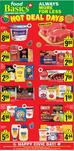 Preview of leaflet Woodbridge, Islington Avenue 9600 from shop Food Basics is valid from Jul 31, 2025