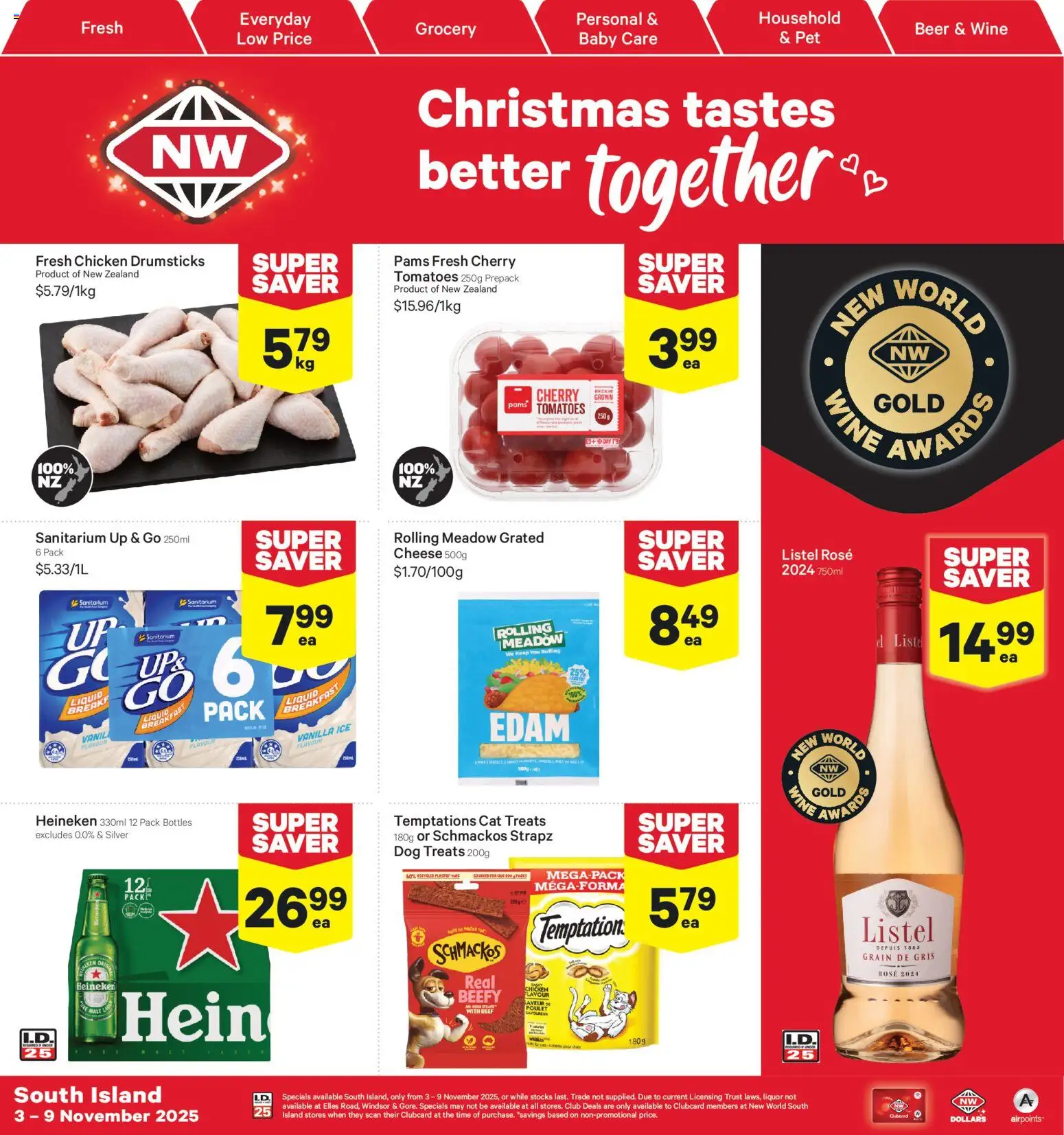 Preview of catalogue Catalogue South Island from shop New World valid 3 Nov 2025