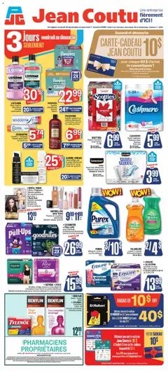 Un aperçu du dépliant Circulaire du magasin Jean Coutu est valide à partir 25 sept. 2025