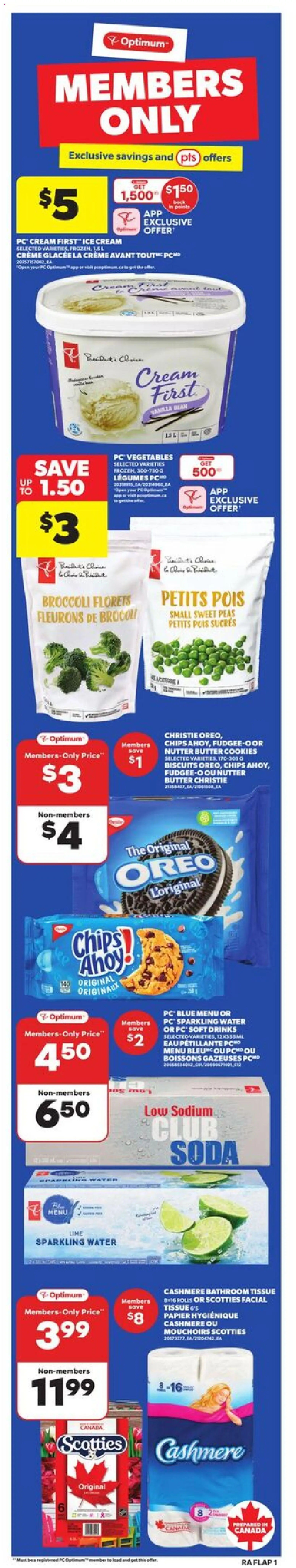 Preview of leaflet Weekly Flyer - NS from shop Atlantic Superstore is valid from Nov 06, 2025 - Eau, Crème, Brocoli, Thé, Papier hygiénique, Boissons