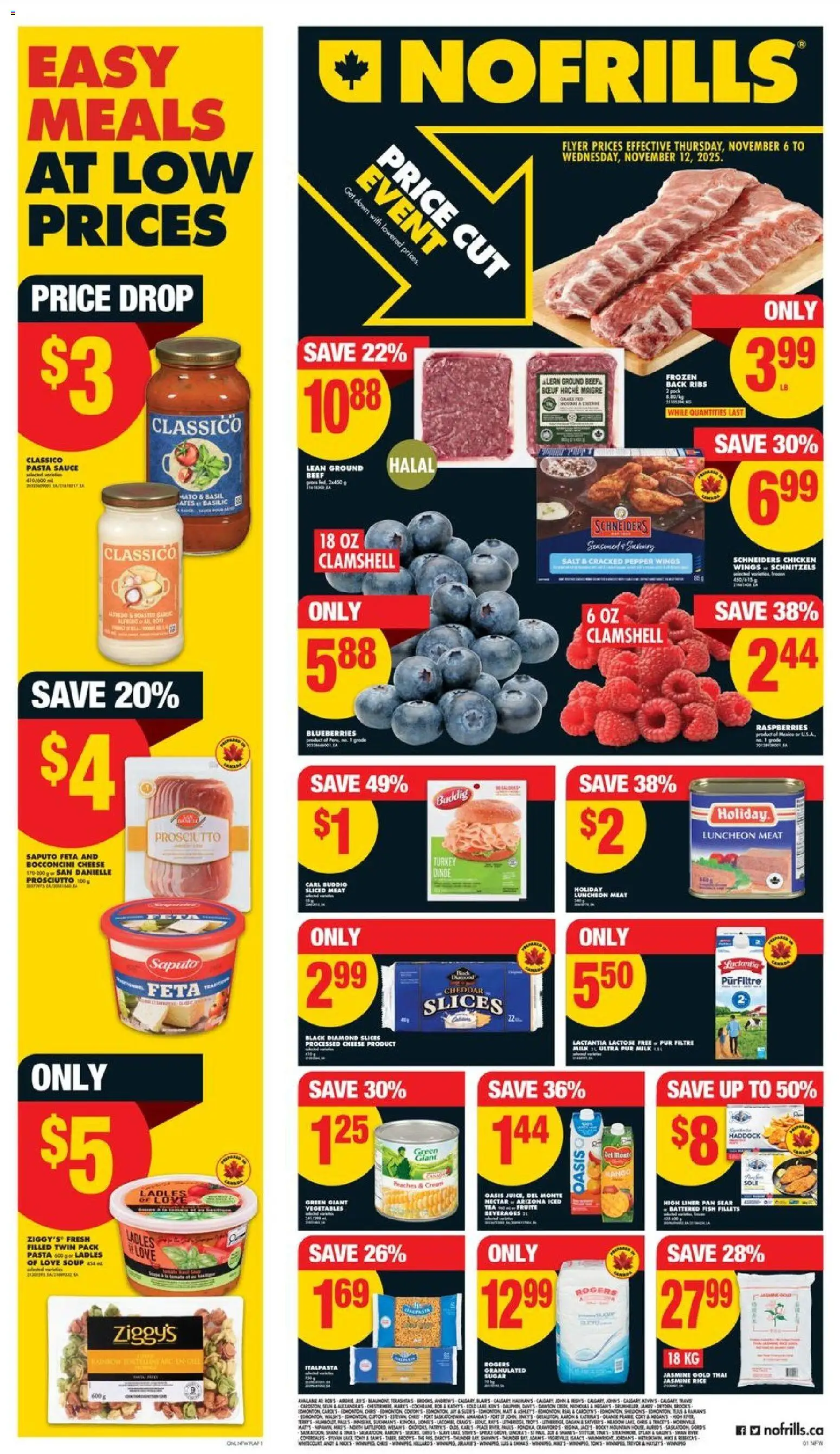 Preview of leaflet Weekly Flyer - AB from shop No Frills is valid from Nov 06, 2025