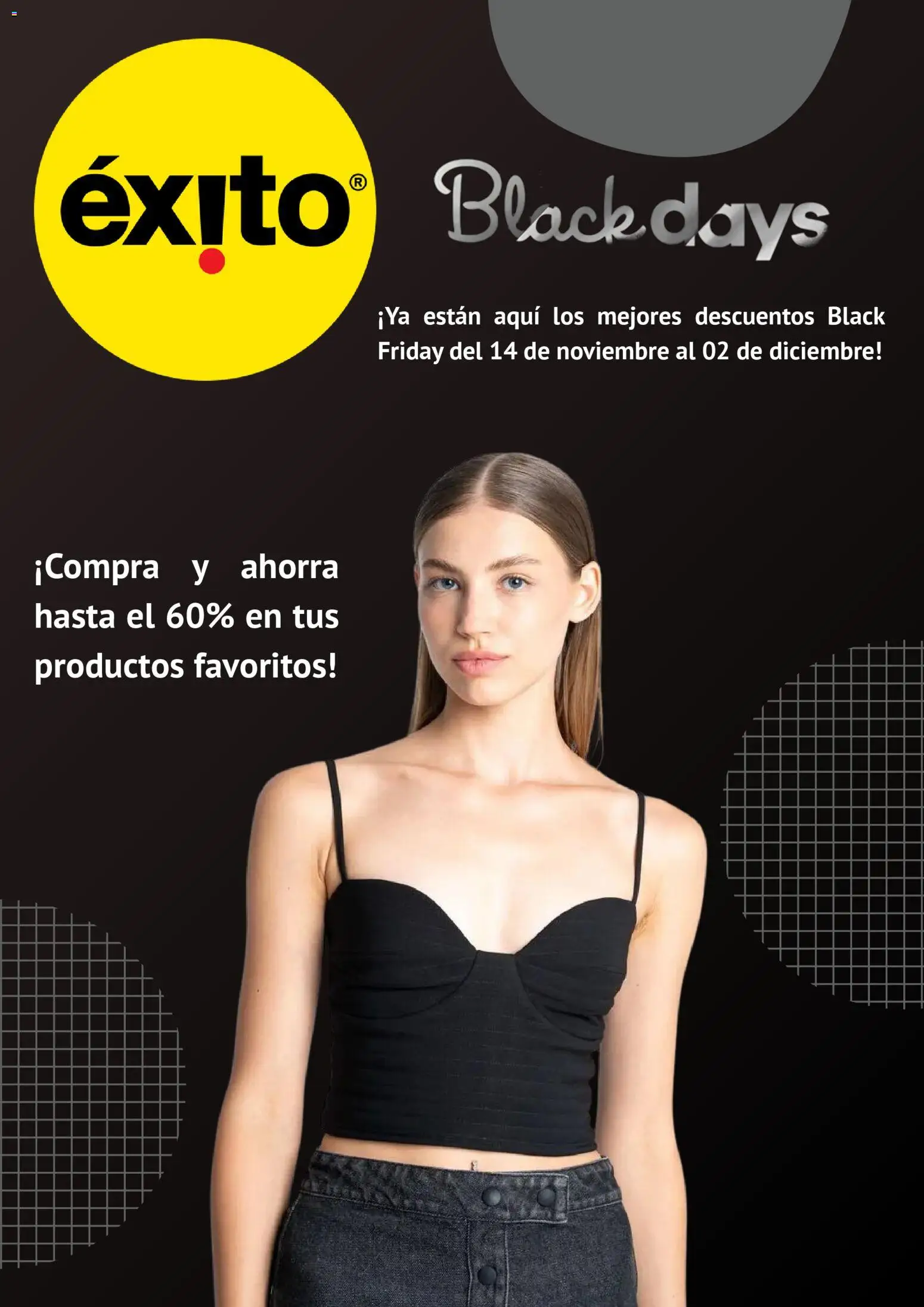  Vista previa del prospecto Black Friday del almacen Éxito válida del 14/11/2025 al 02/12/2025