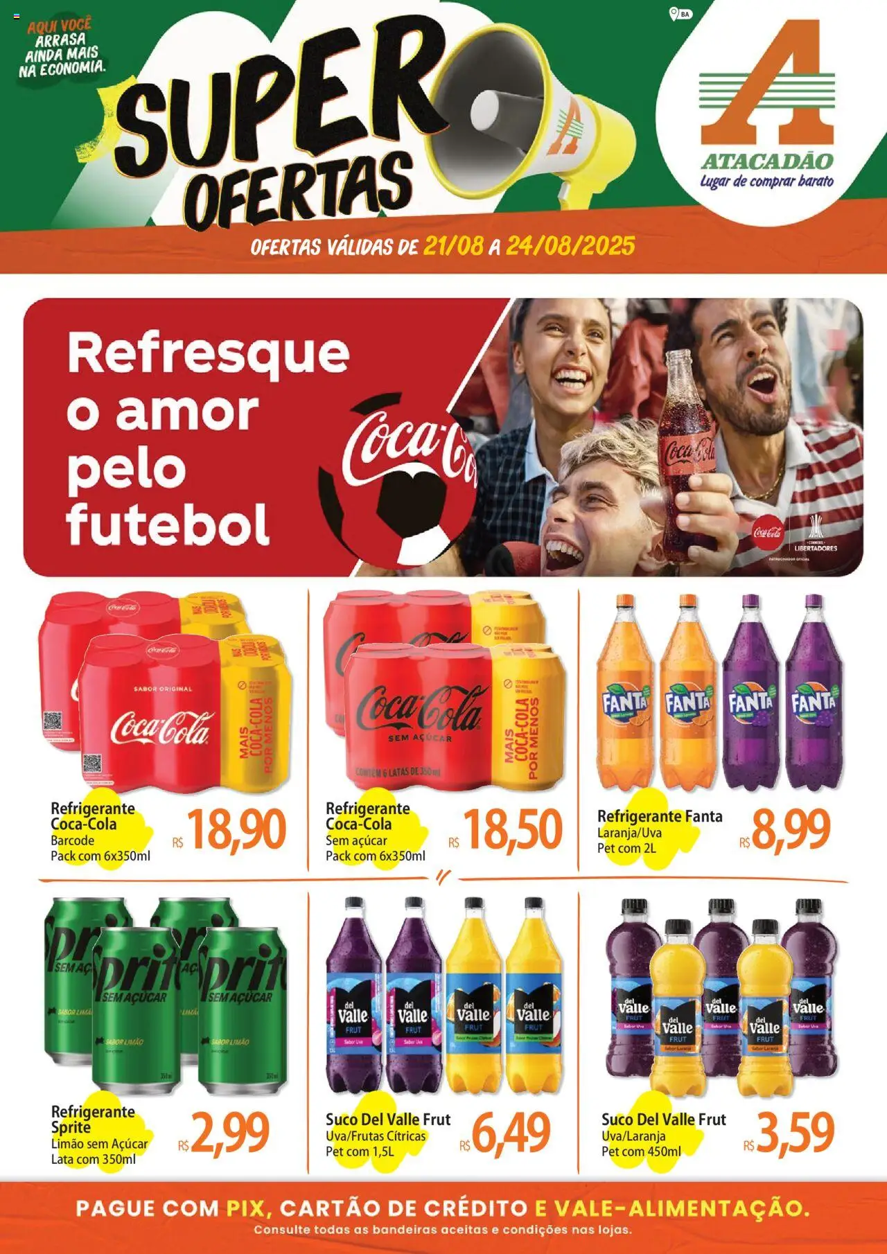 Atacadão folheto "Ofertas - BA" válido a partir de 21/08/2025 - número de página 1