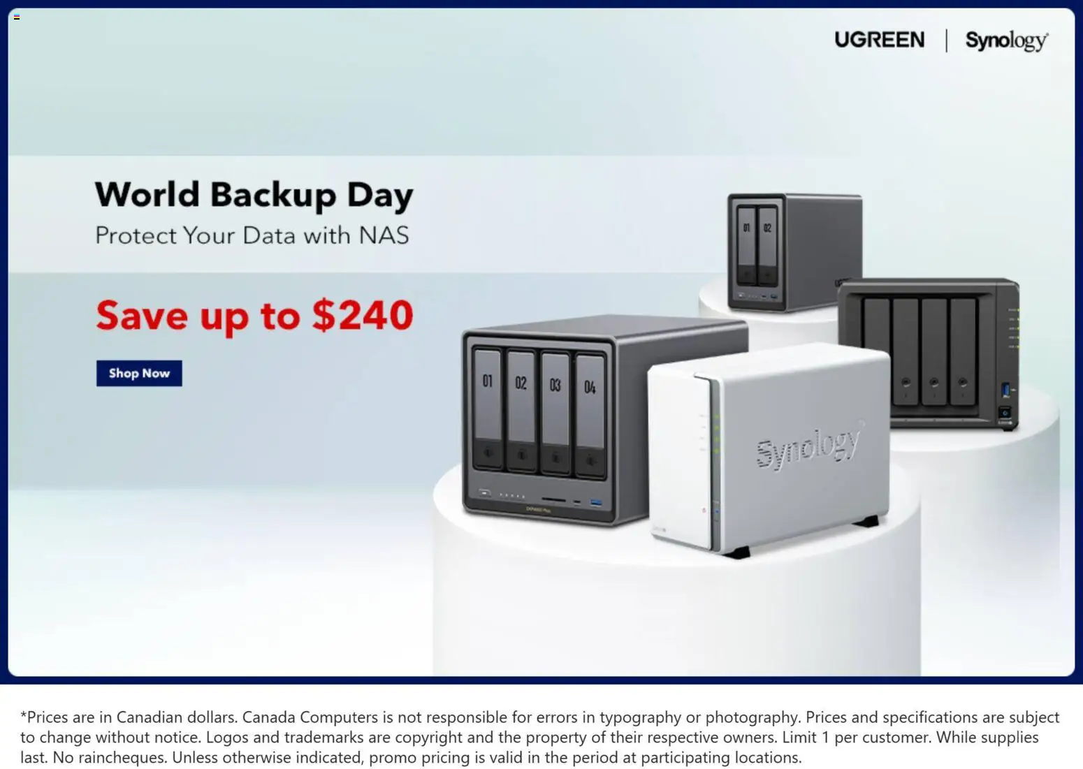 Preview of leaflet Weekly flyer from shop Canada Computers is valid from Mar 27, 2026