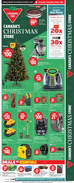 Preview of leaflet Weekly Flyer from shop Canadian Tire is valid from Nov 13, 2025
