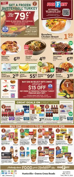 Ad Preview of Food City Weekly Ad from 11/05/2025 | Page: 3