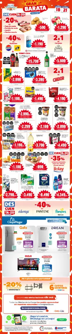 Vista previa del folleto de la tienda Cooperativa Obrera válido desde el 18/09/2025 