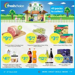 Preview of catalogue FreshChoice catalogue from shop FreshChoice valid 9 Mar 2026