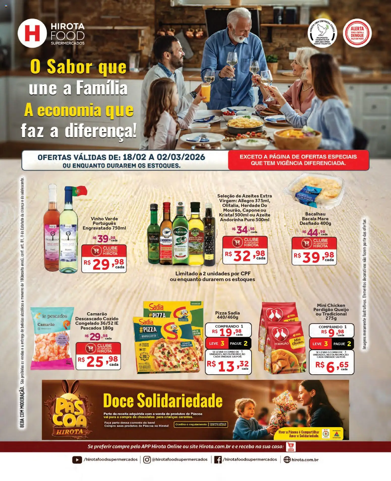 Pré-Visualização do folheto "Ofertas da semana" da loja Hirota Food válido a partir de 18/02/2026