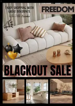 Preview of catalogue Black Friday from shop Freedom Furniture valid 4 Nov 2025