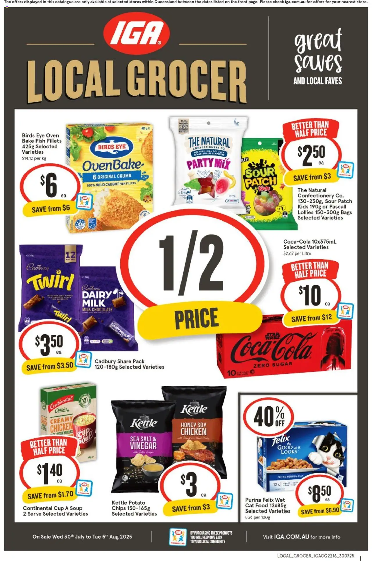 IGA catalogue valid from 30/07/2025 - page 1