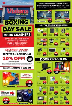 Preview of leaflet Weekly flyer / circulaire from shop Visions is valid from Dec 24, 2025