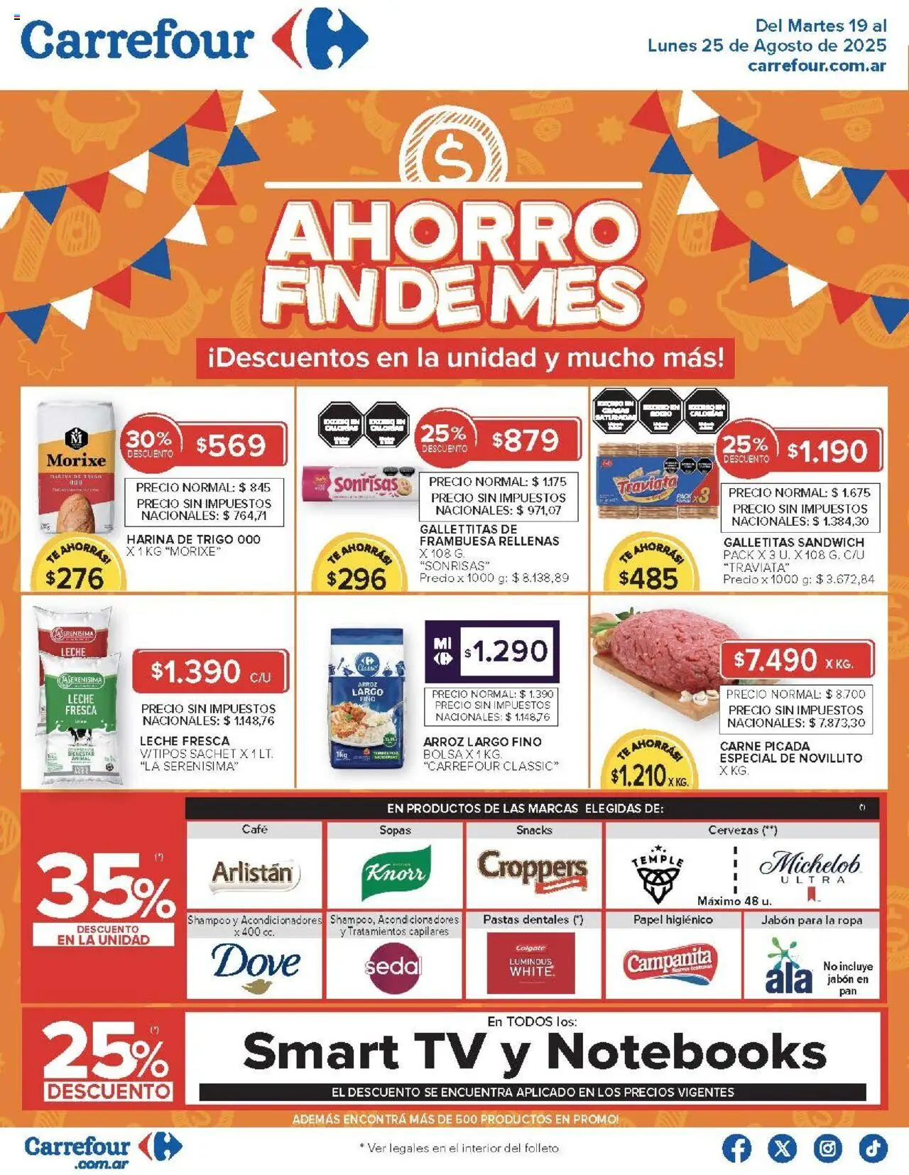 Carrefour Ofertas del 19/08/2025 >> Catálogo