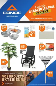 Preview of leaflet Canac circulaire from shop Canac is valid from Apr 23, 2026