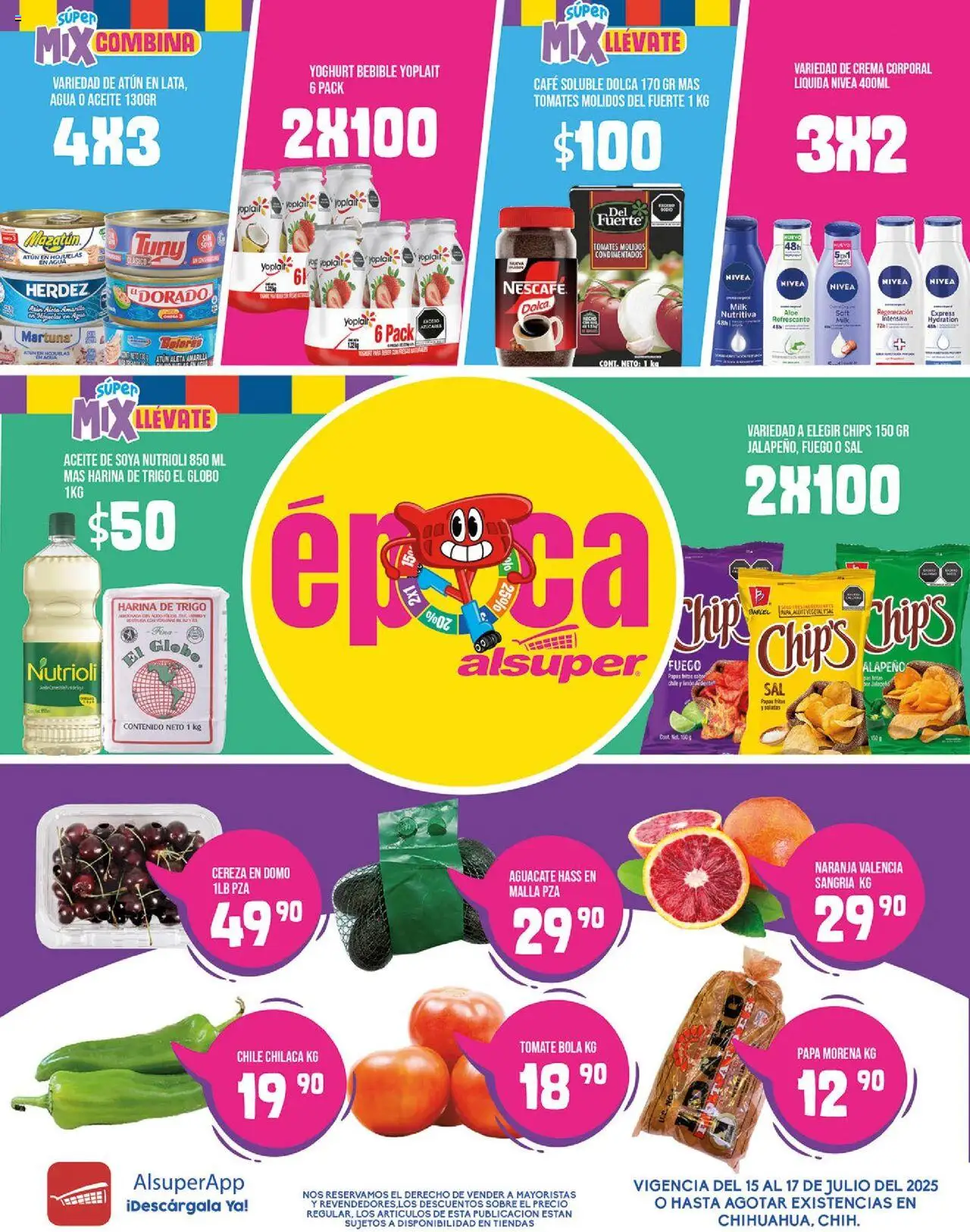 Folleto - Chihuahua Capital Alsuper y sus promociones válidas desde el 15/07/2025 - Número de página 1