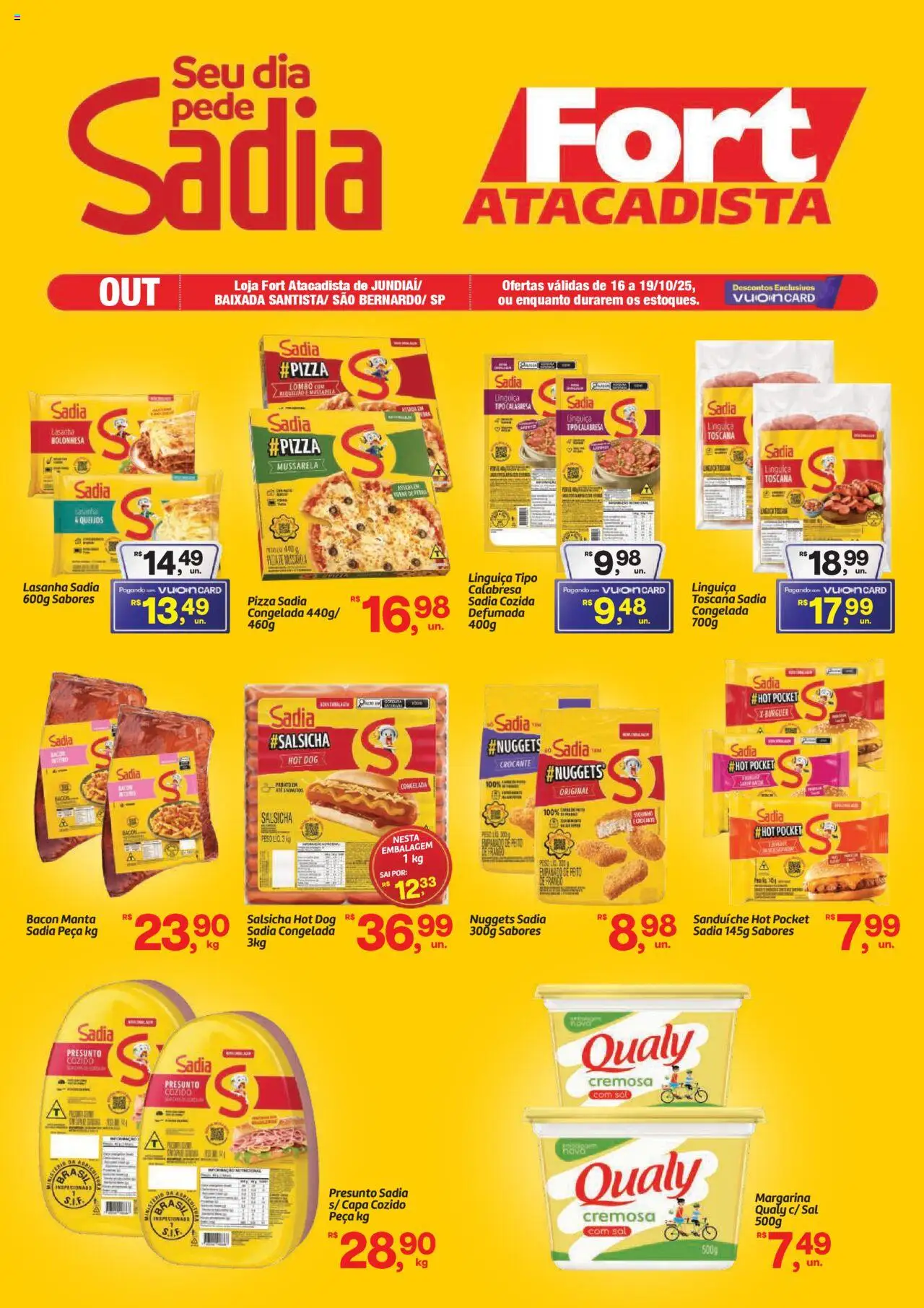 Fort Atacadista folheto "Ofertas BRF" válido a partir de 16/10/2025 - número de página 1