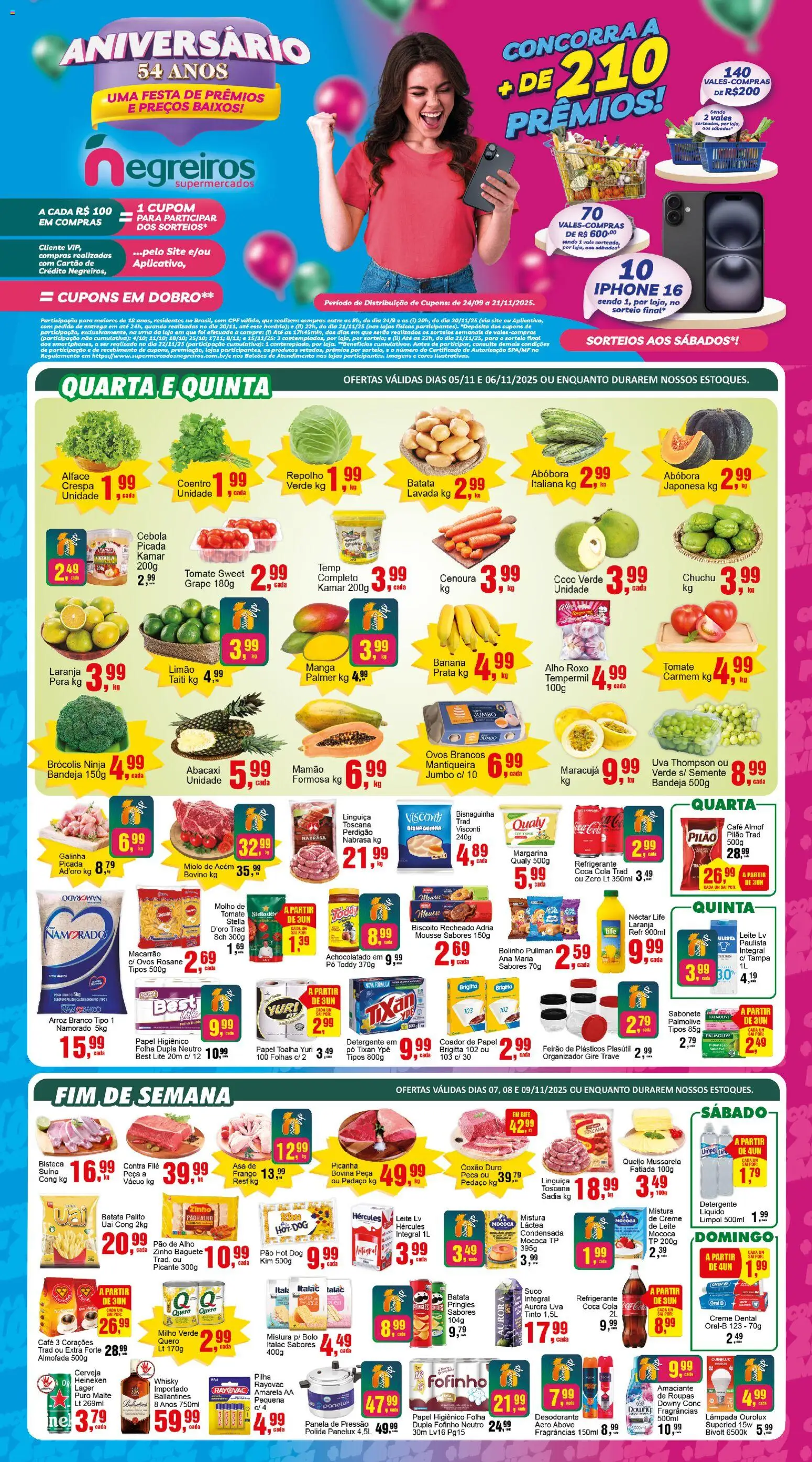 Pré-Visualização do folheto "Ofertas da semana" da loja Negreiros válido a partir de 05/11/2025