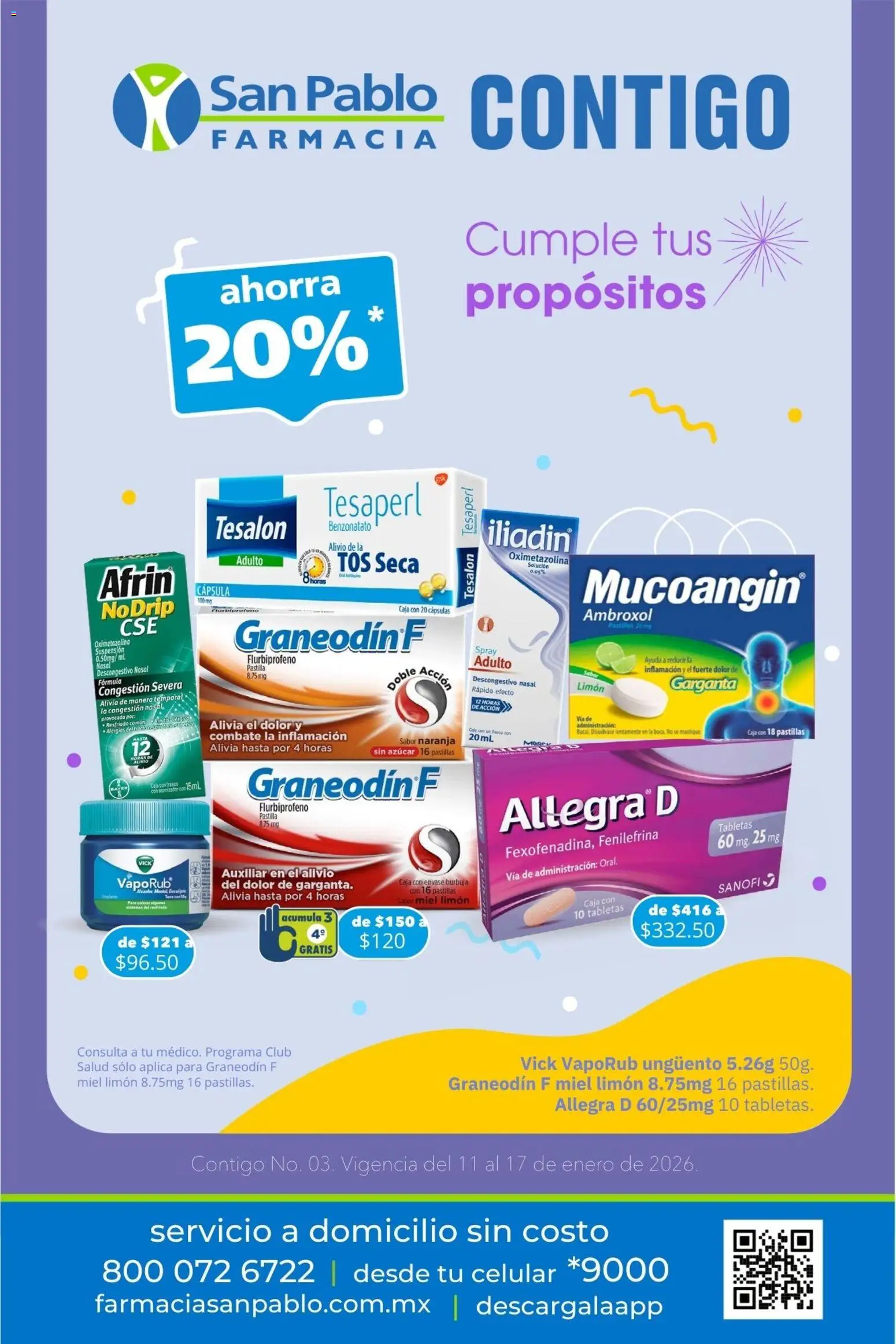 Vista previa las ofertas de la tienda Farmacia San Pablo - Catálogo desde el 11/01/2026 