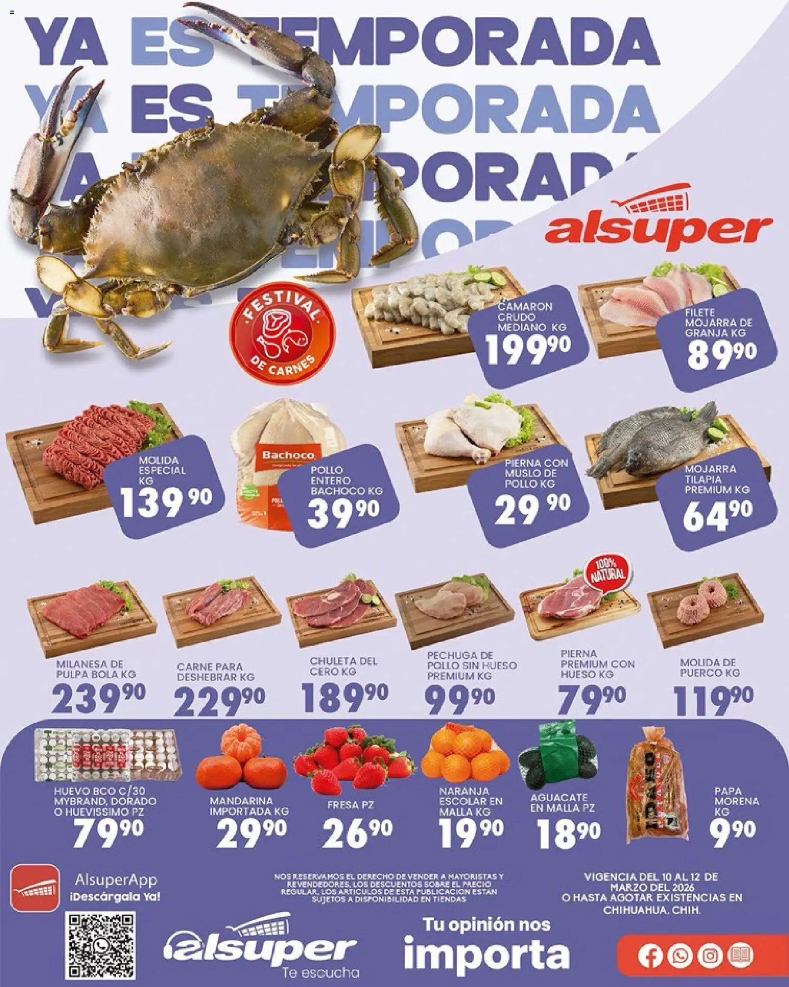 Vista previa las ofertas de la tienda Alsuper - Alsuper folleto Chihuahua-Ciudad desde el 10/03/2026 