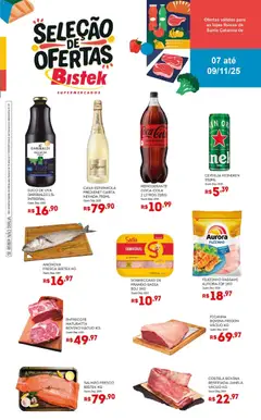 Pré-Visualização do folheto "Ofertas da semana" da loja Bistek Supermercados válido a partir de 07/11/2025
