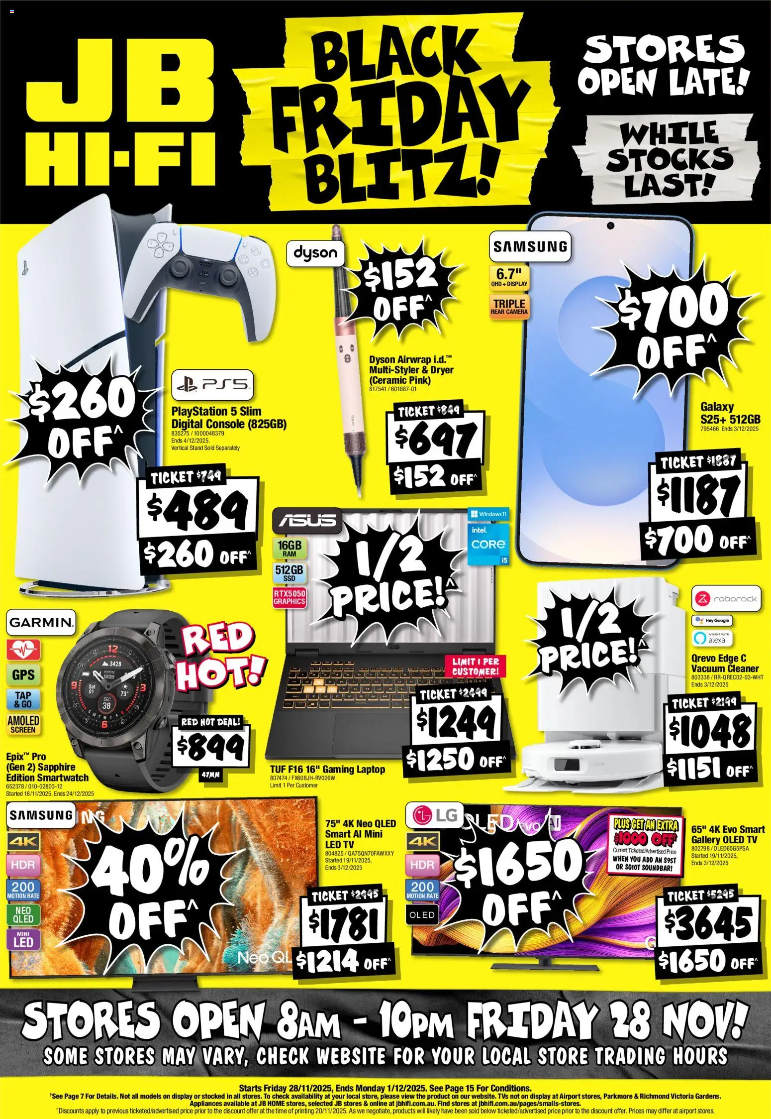 Preview of catalogue Black Friday Blitz Catalogue from shop JB Hi-Fi valid 28/11/2025