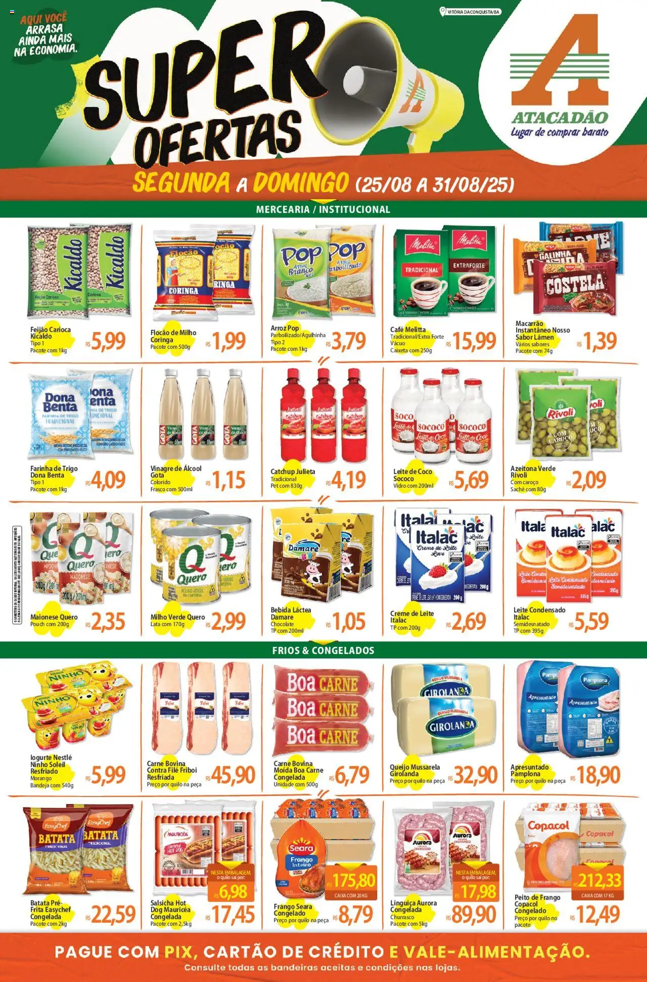 Atacadão folheto "Ofertas da semana" válido a partir de 25/08/2025 - número de página 1