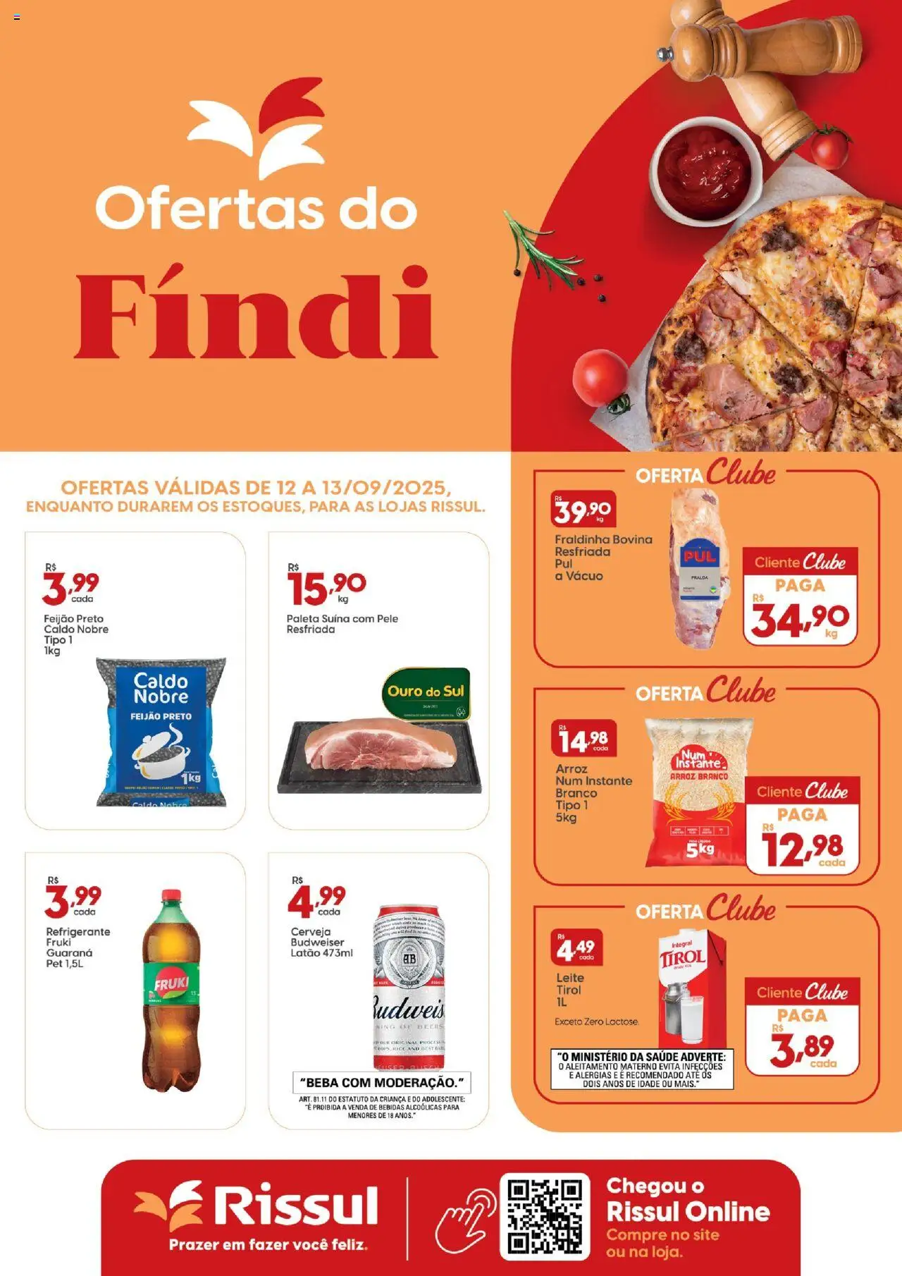 Rissul folheto "Ofertas do Fíndi" válido a partir de 12/09/2025 - número de página 1