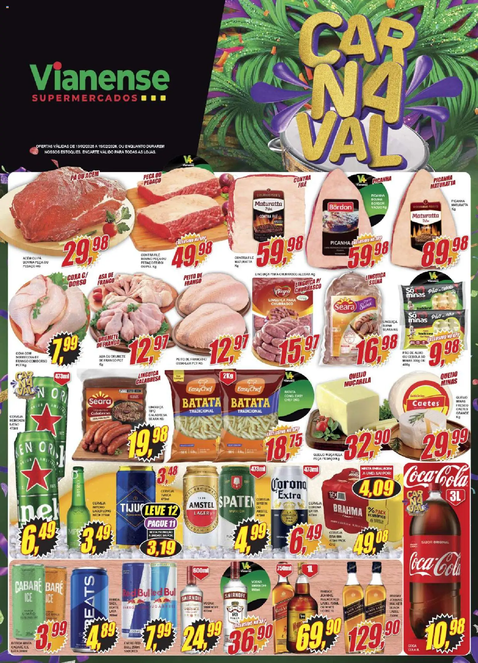 Pré-Visualização do folheto "Encarte" da loja Vianense válido a partir de 13/02/2026