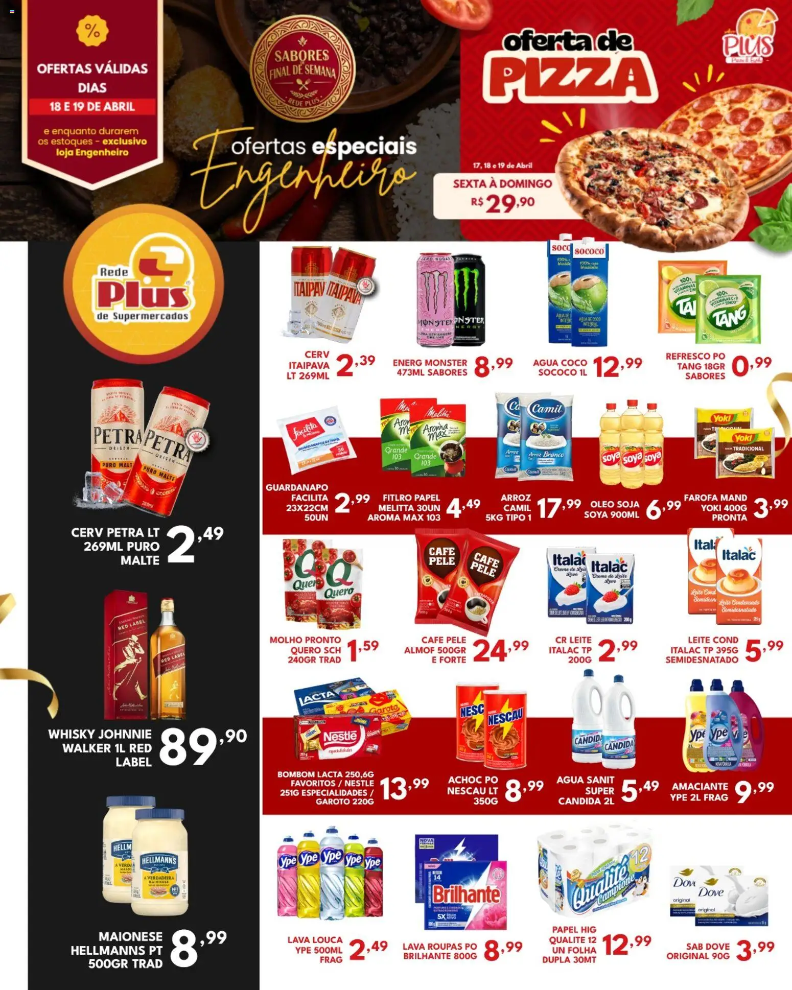 Pré-Visualização do folheto "Rede Plus Supermercados - Ofertas da semana" da loja Rede Plus Supermercados válido a partir de 18/04/2026