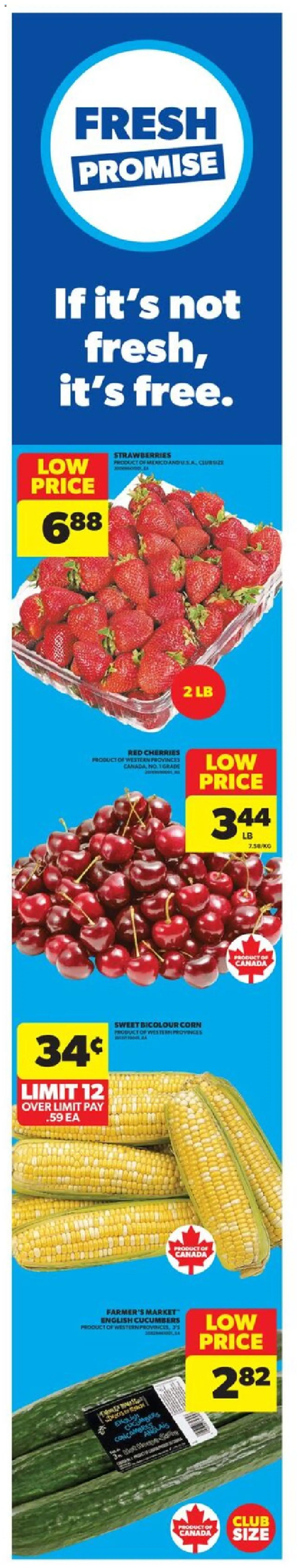 Real Canadian Superstore flyer valid from Aug 07, 2025 - page number 1