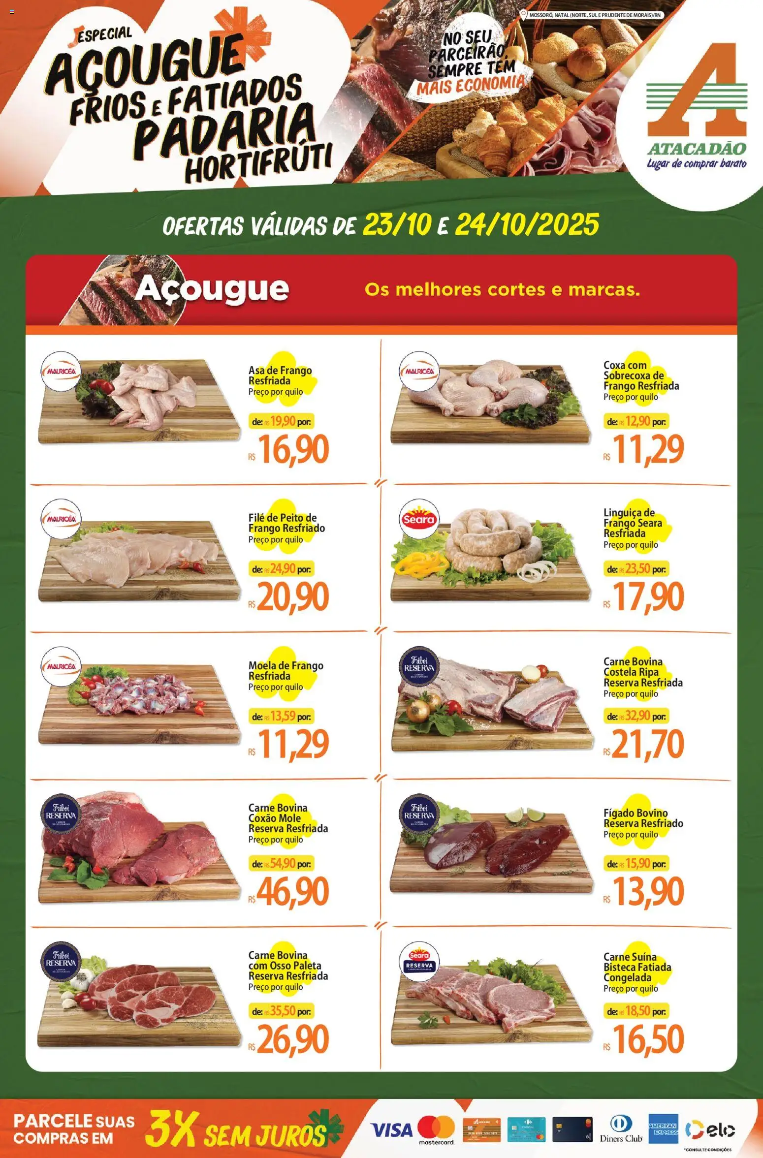 Atacadão folheto "Ofertas - RN" válido a partir de 23/10/2025 - número de página 1