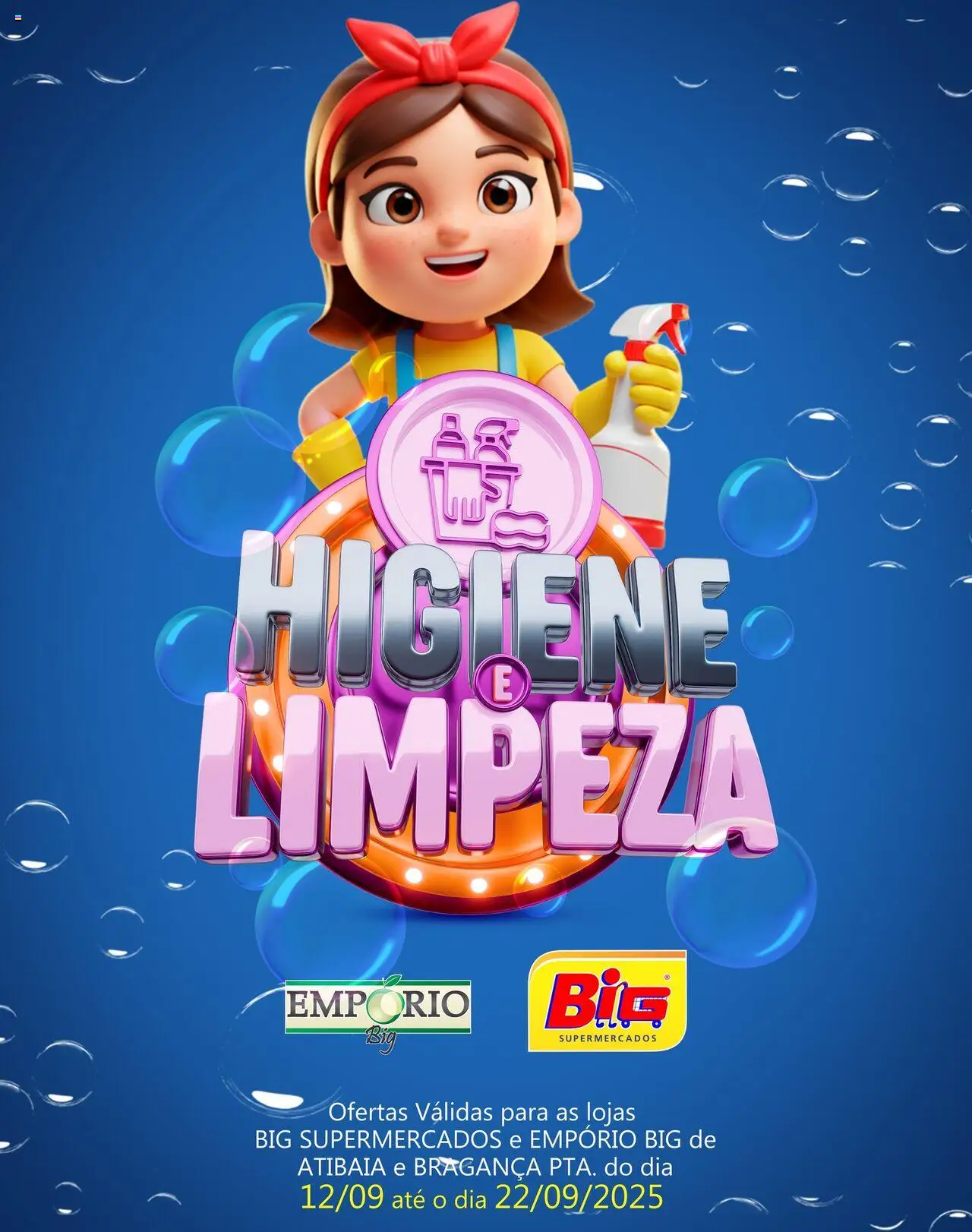 Big Supermercados folheto "Ofertas Higiene e Limpeza" válido a partir de 12/09/2025 - número de página 1