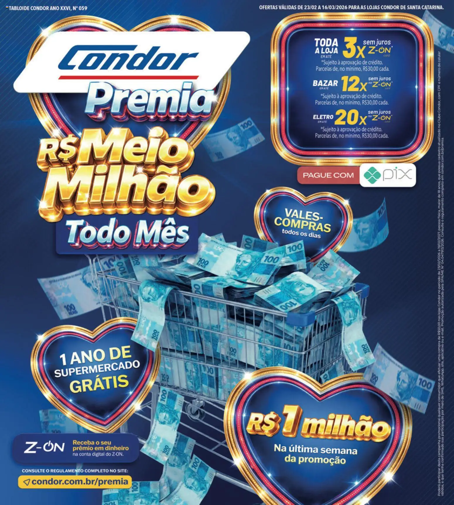 Pré-Visualização do folheto "Ofertas da semana" da loja Supermercados Condor válido a partir de 23/02/2026