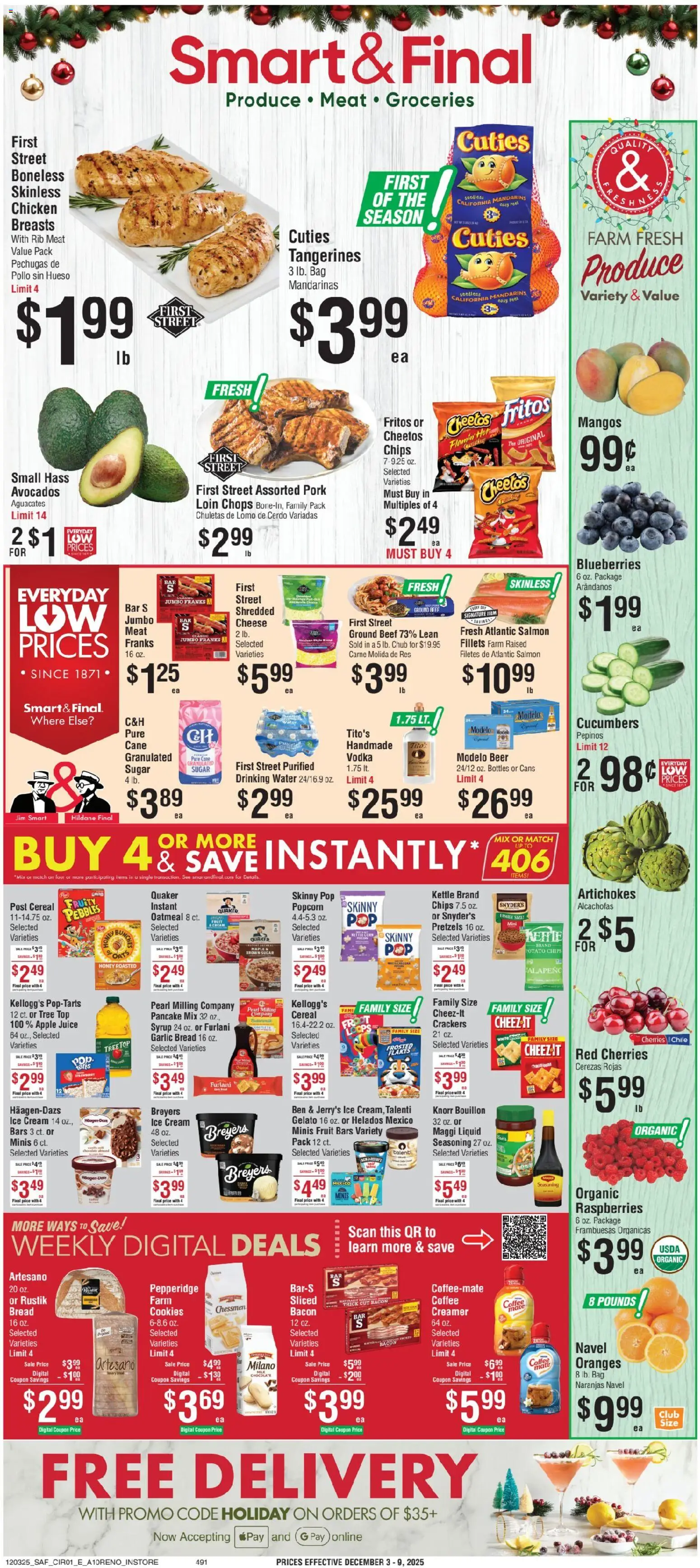 Ad Preview of Smart & Final Weekly Ad from 12/03/2025
