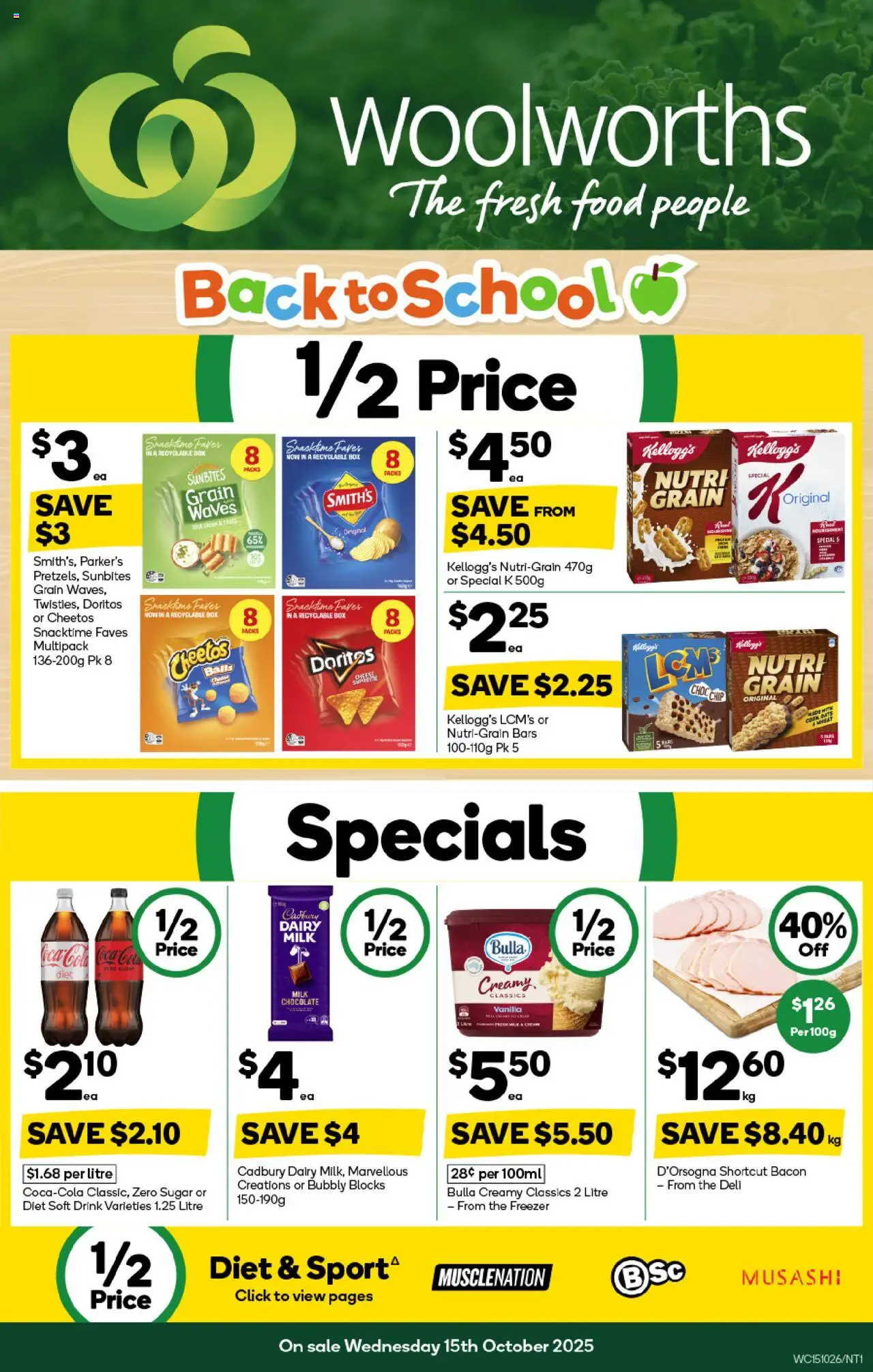 Woolworths catalogue valid from 15/10/2025 - page 1