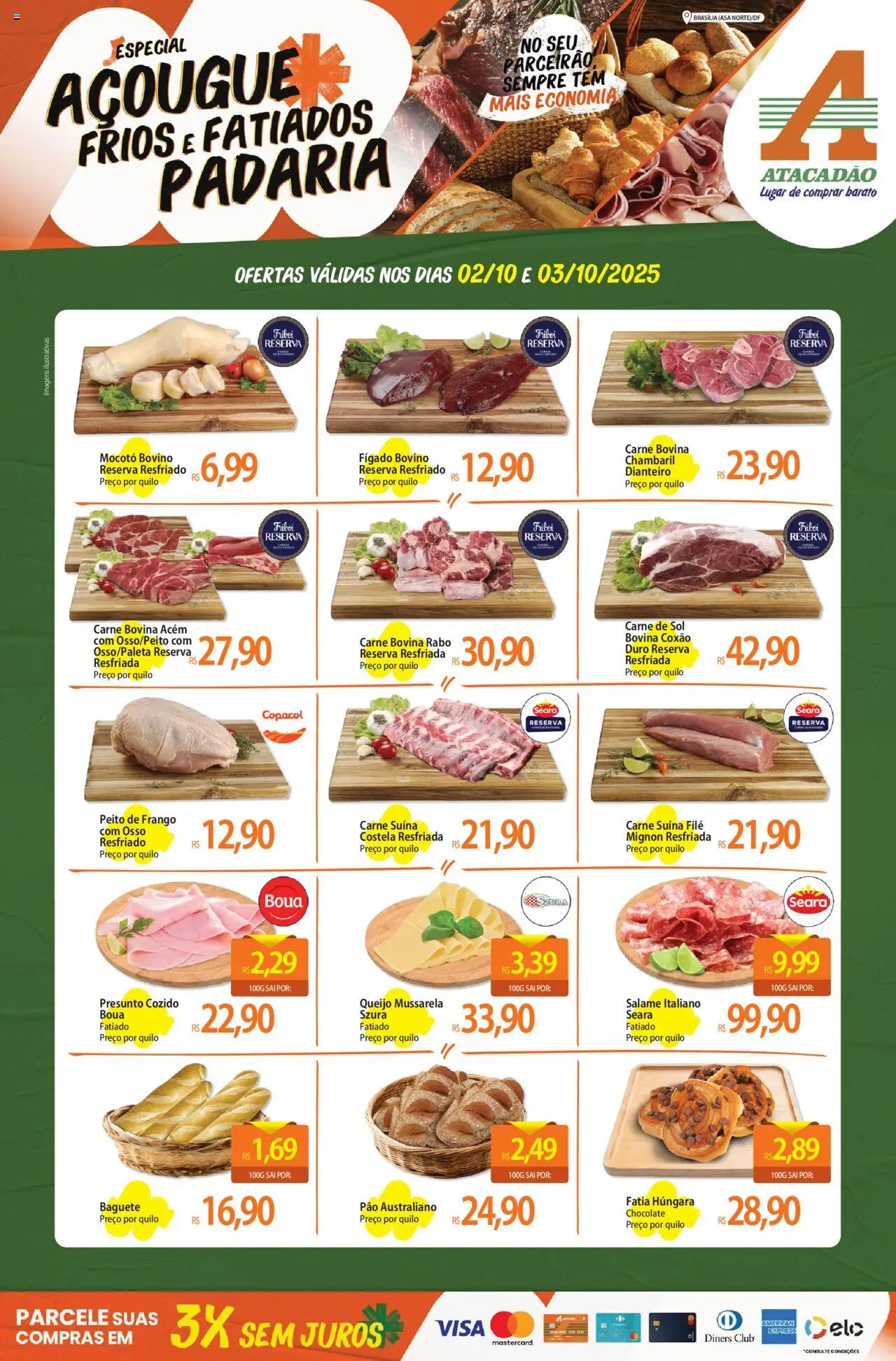 Atacadão folheto "Ofertas - DF" válido a partir de 02/10/2025 - número de página 1